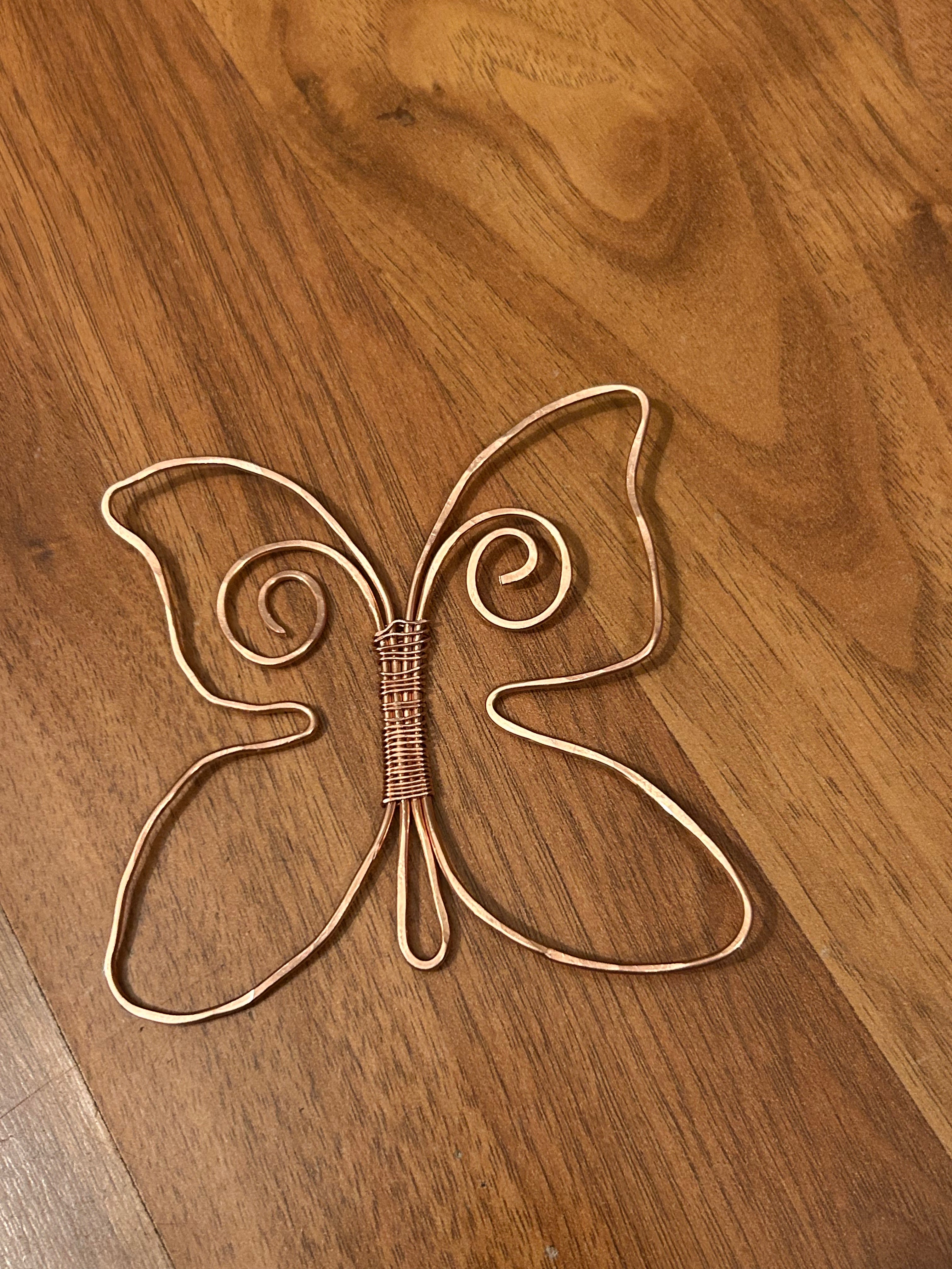 Copper Butterfly Bookmark