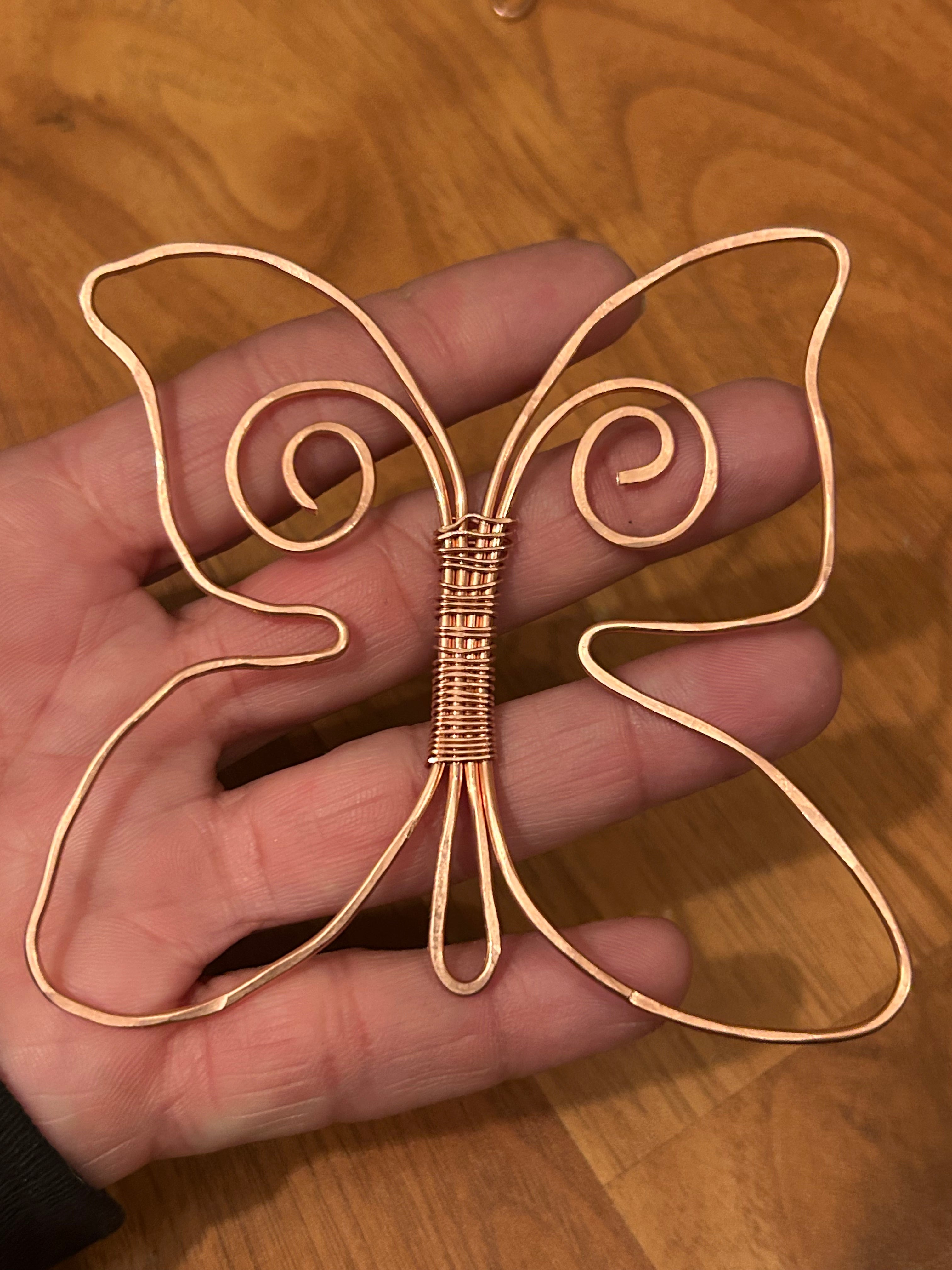 Copper Butterfly Bookmark