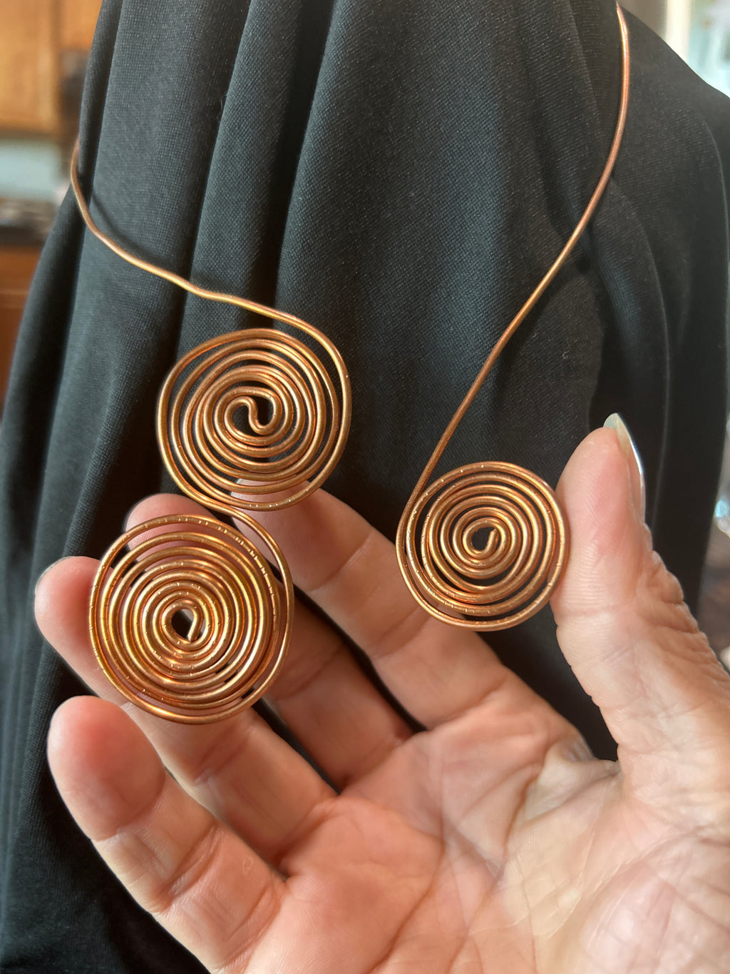 Copper Triple Swirl Choker